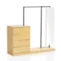 Wohnling Garderoba w optyce dębu 4 szuflady z lustrem 145cm / WL6.902 Wohnling Garderoba w optyce dębu 4 szuflady z lustrem 145cm / WL6.902