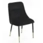 Wohnling Krzesło tapicerowane PARIS MODERN czarne 49cm / WL6.997 Wohnling Krzesło tapicerowane PARIS MODERN czarne 49cm / WL6.997
