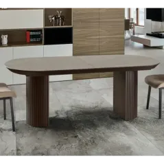 Schuller Stół rozkładany IRATI brązowy 206/283cm / 607087