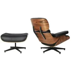 Schuller Fotel relaksacyjny z podnóżkiem EAMES 87cm / 448370