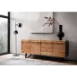 Wohnling Komoda MAMMUT akacja z MDF 180cm / WL7.057
