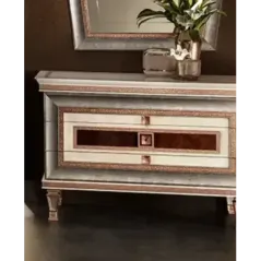 DOLCE VITA Włoska komoda 3 szuflady 132cm / ArredoClassic