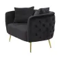 Sofa BUKAREST czarna 127 x 74 x 71cm / 142200000D