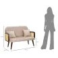 Sofa AUSTRIA tapicerowana 131 x 80 x 93cm / 142576000D