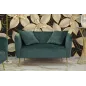 Sofa BUKAREST zielona 127 x 74 x 73cm / 14220000VD