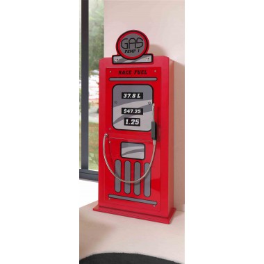 CAR SZAFA DO POKOJU DZIECKA GAS PUMP RED / SCGTCR