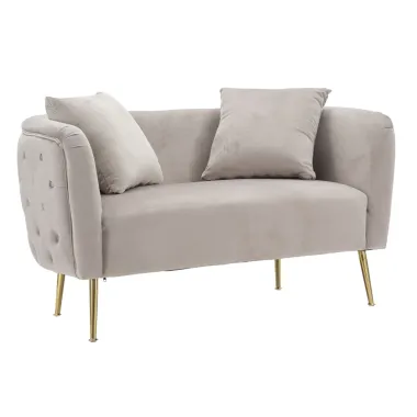 Sofa BUKAREST szara 127 x 74 x 73cm / 14220000GD