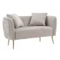 Sofa BUKAREST szara 127 x 74 x 73cm / 14220000GD