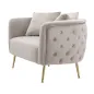 Sofa BUKAREST szara 127 x 74 x 73cm / 14220000GD