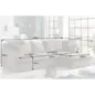 Invicta HEAVEN Sofa narożna prawostronna szary sztruks 255cm / 43445 Invicta HEAVEN Sofa narożna prawostronna szary sztruks 255cm / 43445