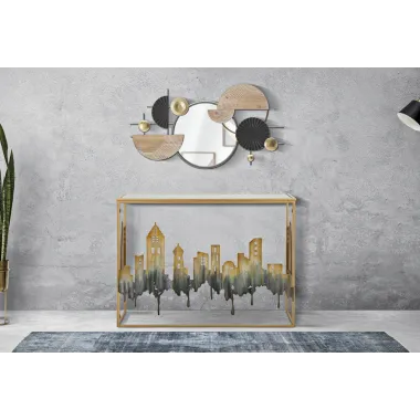 Konsola metalowa CITY 110 x 38,5 x 81cm / 1427560000