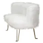 Sofa HACIL tapicerowana biała 134 x 54 x 77cm / 142580000D