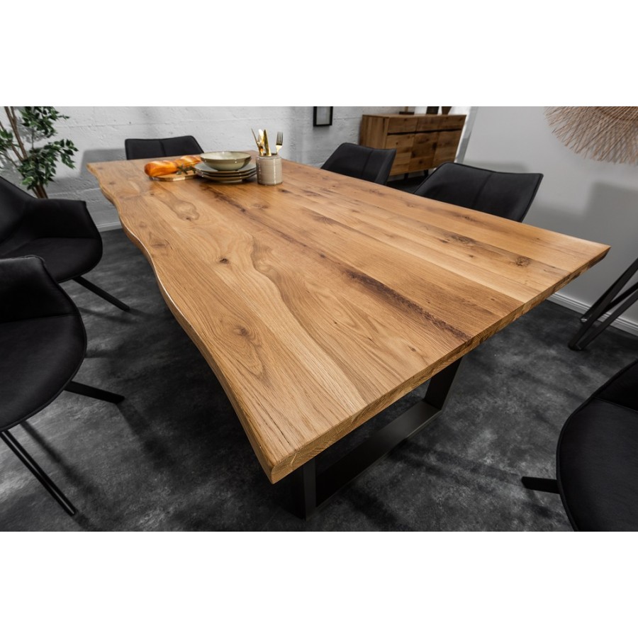 Invicta LIVING EDGE Stół do jadalni dąb dziki 160cm / 6539438