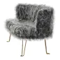 Sofa HACIL tapicerowana szara 134 x 54 x 77cm / 142581000D