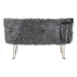 Sofa HACIL tapicerowana szara 134 x 54 x 77cm / 142581000D
