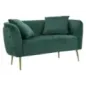 Sofa BUKAREST zielona 127 x 74 x 73cm / 14220000VD