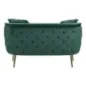 Sofa BUKAREST zielona 127 x 74 x 73cm / 14220000VD