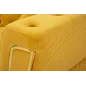 Sofa EMY musztardowa z poduszkami 162 x 83 x 76cm / 14282600DS
