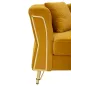 Sofa EMY musztardowa z poduszkami 162 x 83 x 76cm / 14282600DS
