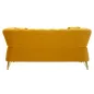 Sofa EMY musztardowa z poduszkami 162 x 83 x 76cm / 14282600DS