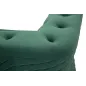 Fotel EMY tapicerowany zielony z poduszką 104 x 83 x 76cm / 14282600PV