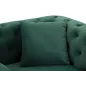 Fotel EMY tapicerowany zielony z poduszką 104 x 83 x 76cm / 14282600PV