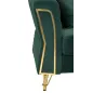 Sofa EMY zielona z poduszkami 162 x 83 x 76cm / 14282600DV