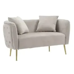 Sofa BUKAREST szara 127 x 74 x 73cm / 14220000GD