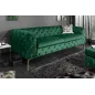 Invicta MODERN BAROCK Sofa ciemnozielono złota 235 cm / 6539312