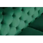 Invicta MODERN BAROCK Sofa ciemnozielono złota 235 cm / 6539312
