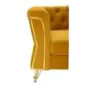 Fotel EMY musztardowy z poduszką 104 x 83 x 76cm / 14282600PS