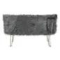 Sofa HACIL tapicerowana szara 134 x 54 x 77cm / 142581000D