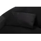 Sofa 2-osobowa OSLO z poduszkami czarna 148 x 84 x 68cm / 14272800N2