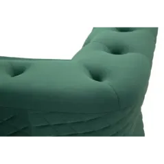 Fotel EMY tapicerowany zielony z poduszką 104 x 83 x 76cm / 14282600PV