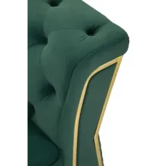 Sofa EMY zielona z poduszkami 162 x 83 x 76cm / 14282600DV