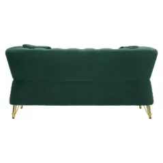 Sofa EMY zielona z poduszkami 162 x 83 x 76cm / 14282600DV
