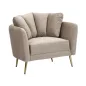 Fotel KIEV tapicerowany szary 88 x 77 x 74cm / 142727000G