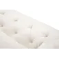 Sofa 2-osobowa PRAGA tapicerowana kremowa 146 x 86 x 71cm / 142729000D