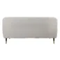 Sofa 2-osobowa PRAGA tapicerowana kremowa 146 x 86 x 71cm / 142729000D