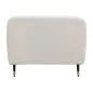 Fotel PRAGA tapicerowany kremowy 93 x 86 x 71cm / 142729000P