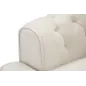 Fotel PRAGA tapicerowany kremowy 93 x 86 x 71cm / 142729000P