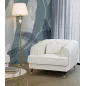 Fotel PRAGA tapicerowany kremowy 93 x 86 x 71cm / 142729000P