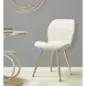 Krzesło PARIS SPACE crem / gold zestaw 2 szt 46 x 58 x 77cm / 142562000C