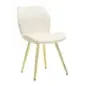 Krzesło PARIS SPACE crem / gold zestaw 2 szt 46 x 58 x 77cm / 142562000C