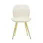 Krzesło PARIS SPACE crem / gold zestaw 2 szt 46 x 58 x 77cm / 142562000C