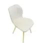 Krzesło PARIS SPACE crem / gold zestaw 2 szt 46 x 58 x 77cm / 142562000C