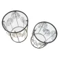 Stoliki kawowe FOGLIE GLAM zestaw 38 x 55cm / 1424410000