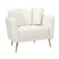Fotel KIEV tapicerowany kremowy 88 x 77 x 74cm / 142727000C