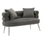 Sofa SILVERY PLUS z poduszkami 133 x 68 x 69cm / 142823000D