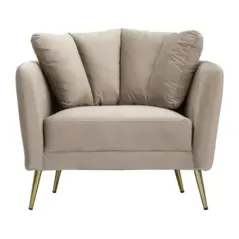 Fotel KIEV tapicerowany szary 88 x 77 x 74cm / 142727000G